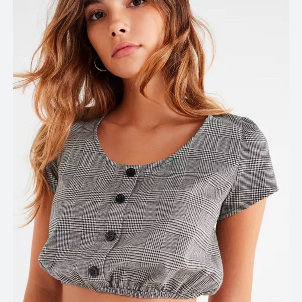 Women's, Lottie Moss Crop Tee, Size XS